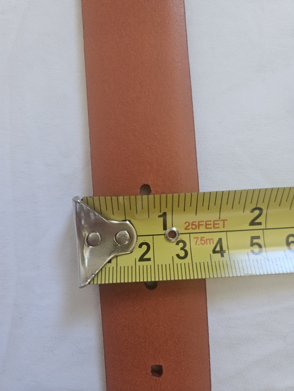 Banana Republic Burnt Orange Leather Belt – Gold Hardware – NWOT - Picture 8 of 8